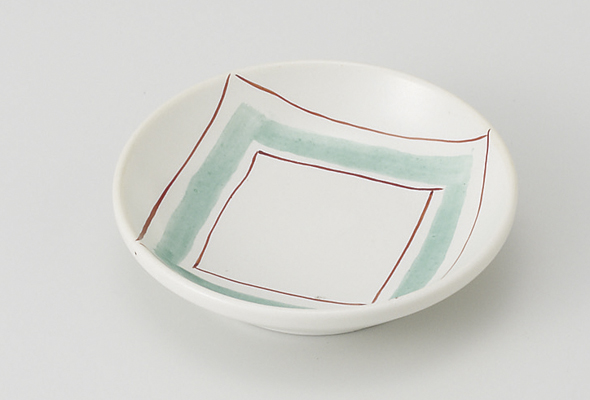 緑角紋 3.0玉渕皿