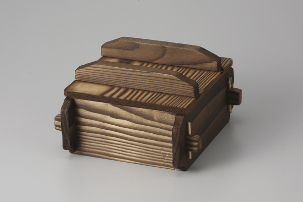 せいろ蒸し(中国) 焼杉(中)竹ス付