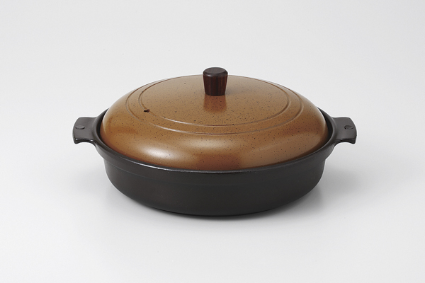 あかね木製ツマミ ミニ深型陶板