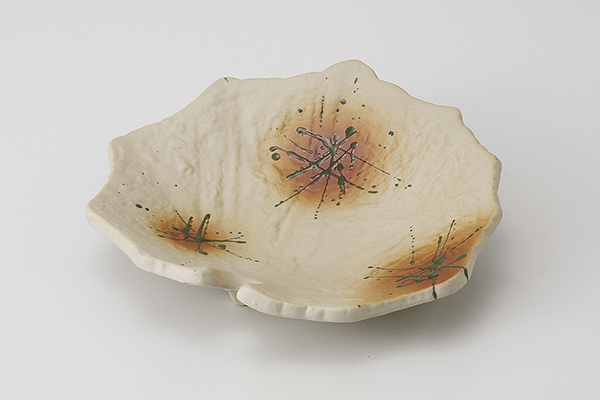 火吹灰散し 蕗前菜皿