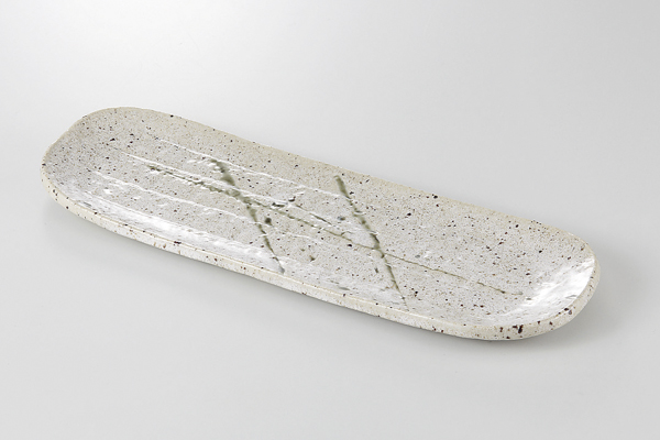 均窯はんてん 楕円長皿