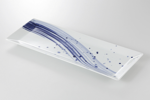 呉須太刷毛 長皿