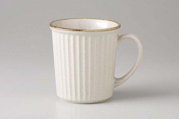 アイボリー レリーフマグ