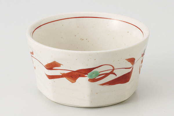 赤車 削ぎ八角小鉢