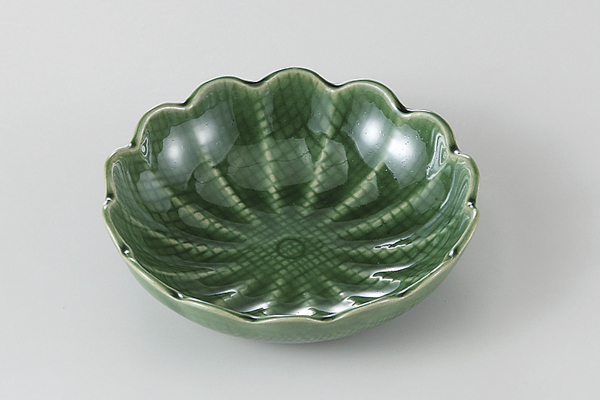 オリベ 菊花小鉢