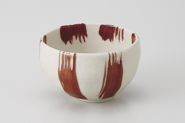 【廃番】赤荒十草 小丸碗