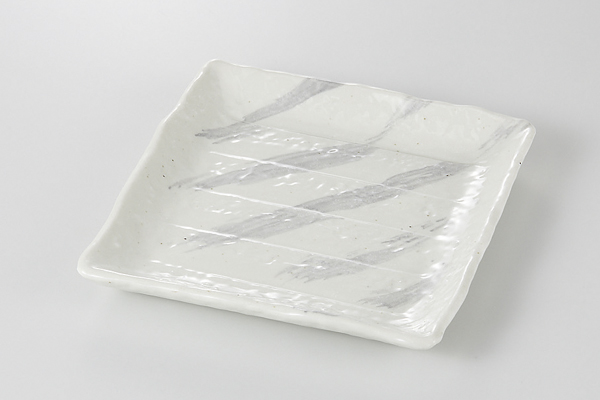 斜雲 正角皿(小)