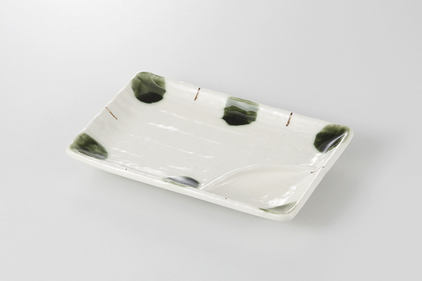 織部点字 仕切皿