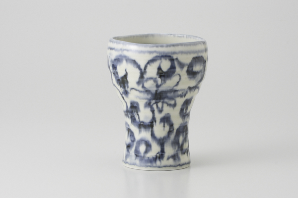 安南草花 ビアカップ