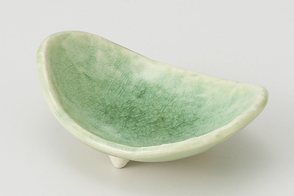 グリン貫入 楕円小付