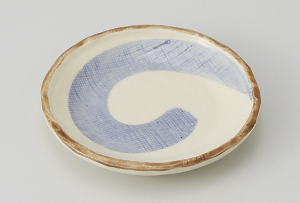 ゴスなると 丸小皿