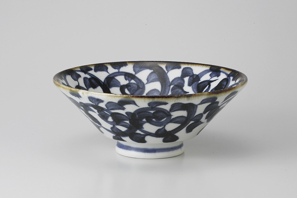 古染タコ唐草 浅口めん丼