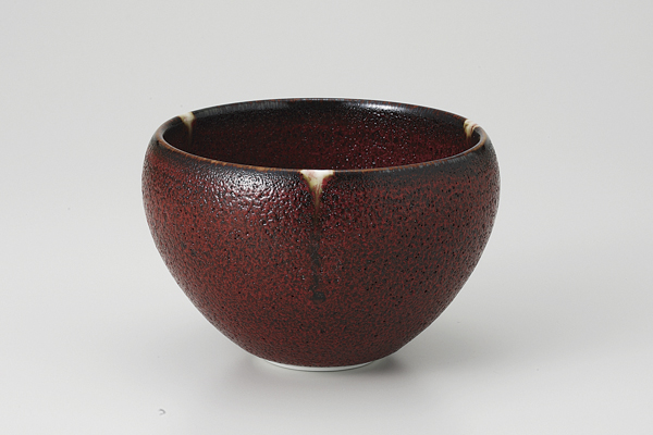 赤黒釉彩 つぼみ小鉢
