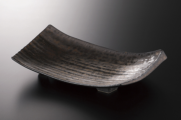 熔岩流 ロクロ目両上り向付