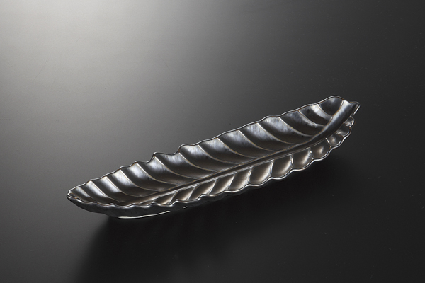 熔岩流 リーフ長皿