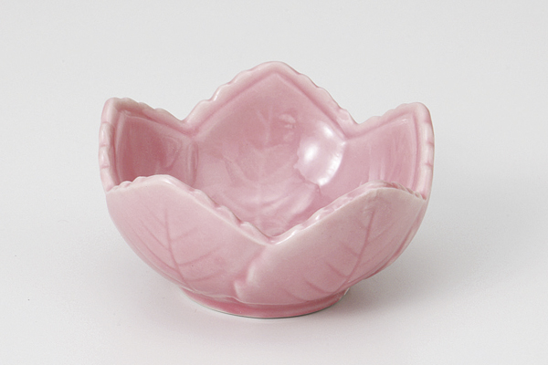 桃釉 木の葉珍味