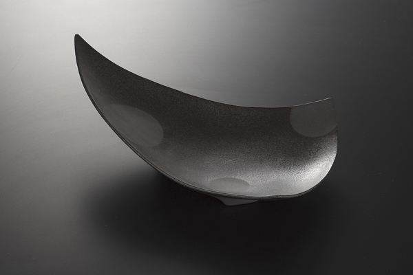 【廃番】炭化土ぼたもち 一方上り尺一皿