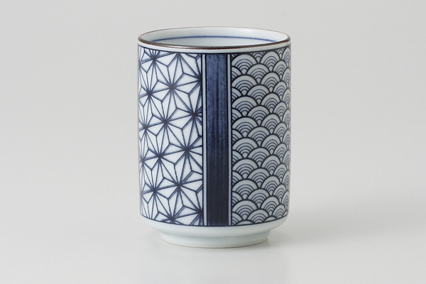 麻の葉 長湯呑(小)