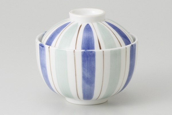 【廃番】毬十草(青) 玉円菓子碗