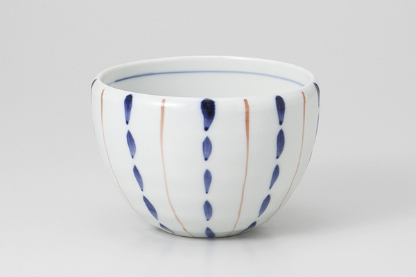 染付つなぎ十草 姫丼