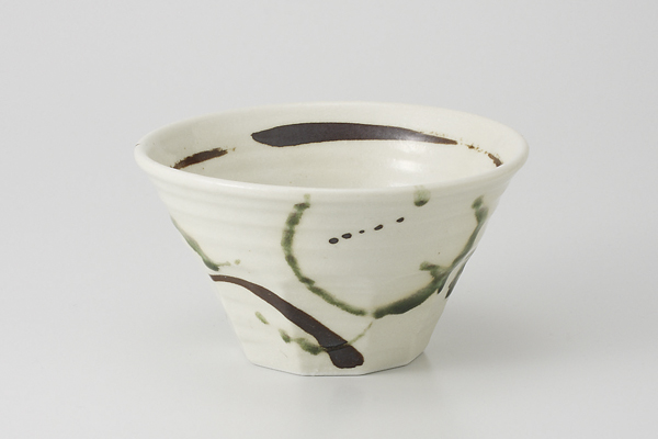 粉引織部散し 削り丼