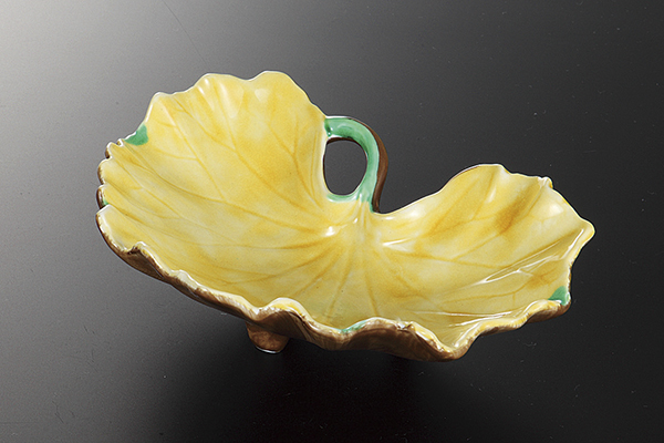 イチョウ黄交趾(無鉛) 向付