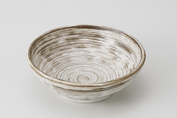 錆うず巻 手捻り4.0鉢