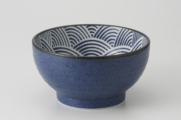 青釉青海波 5.5釜上丼