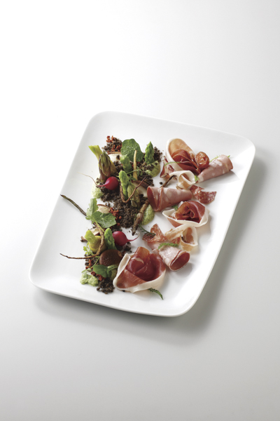 ｼｬｲﾝﾎﾜｲﾄ(中国)変型長角皿(小)