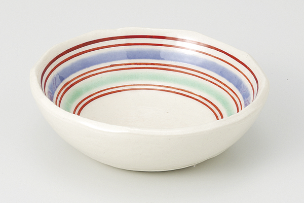 三色こま筋 丸小付