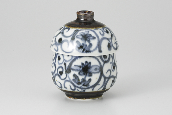 安南唐草 むし碗