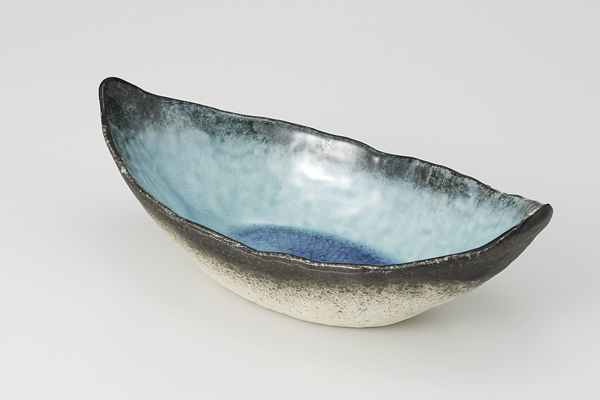 流泉 舟型小鉢