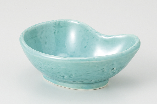 トルコ貫入 そら豆小付