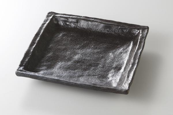 さつま黒 7.0正角皿