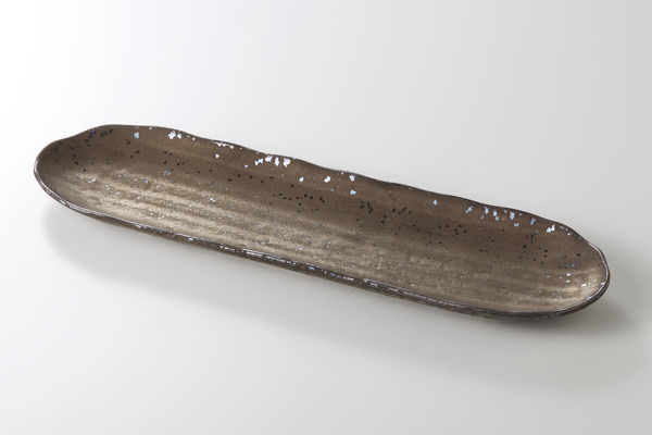 熔岩流 楕円長皿