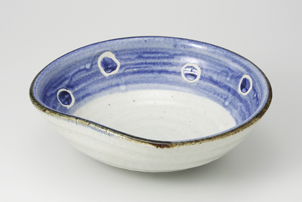 ゴス巻水玉 9寸平鉢