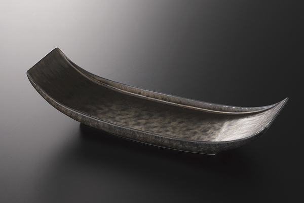金結晶 舟型長皿