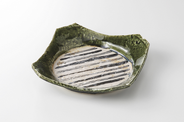 織部つむぎ なで角皿