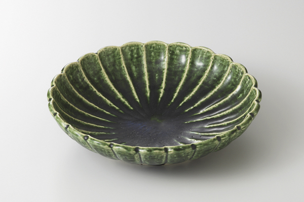 織部 菊花8.0盛鉢