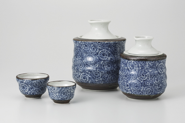 たこ唐草 ぐい呑(中)