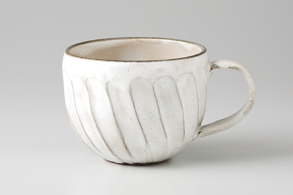 白粉引 削ぎ丸マグ