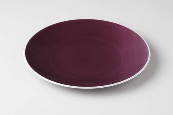 クレイズ紫 6吋デザートプレート