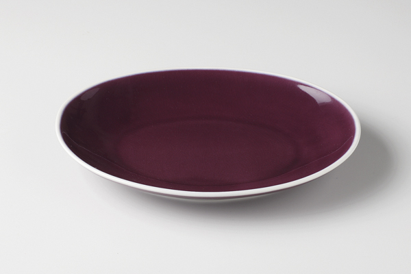 クレイズ紫 オーバルプレートS