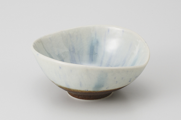 岩清水 布目楕円小鉢