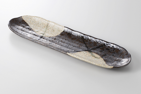 かいらぎ流し 楕円長皿