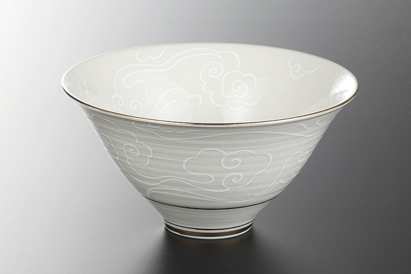 白瑞雲 反り小鉢