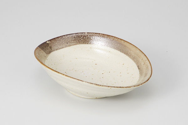 渕茶砂うのふ たわみ小鉢