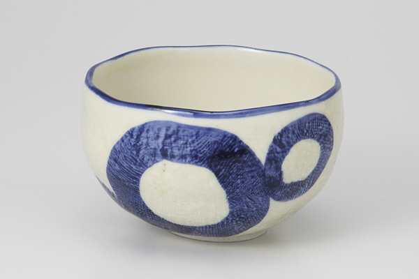 ルリ染丸紋 小丸碗