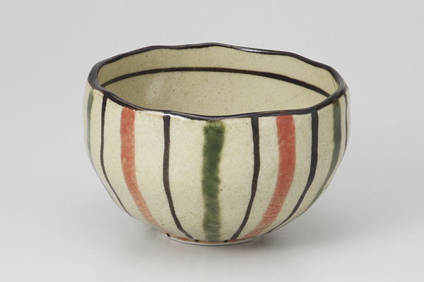 【廃番】オリベ十草 小丸碗