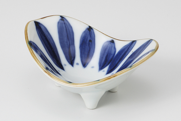 花十草 楕円小付